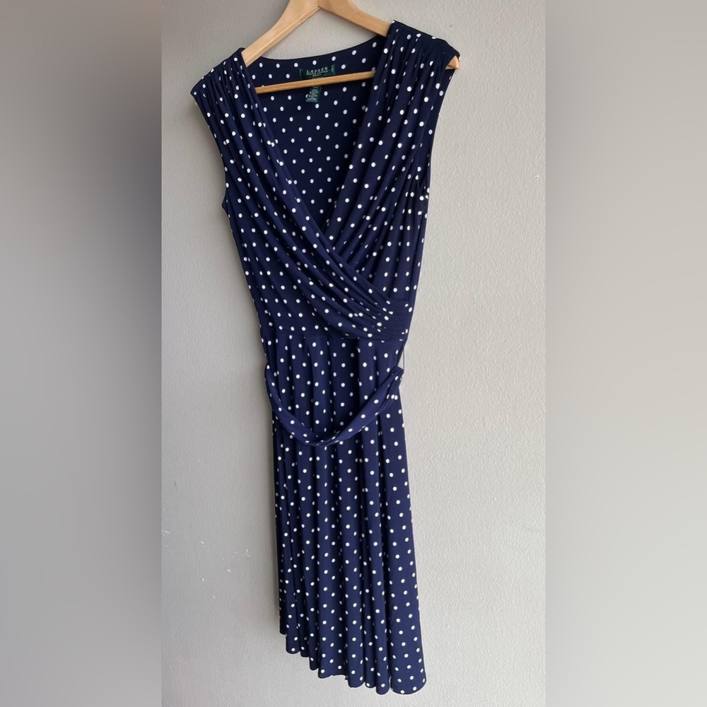 Lauren Ralph Lauren Women’s Mid Navy Blue Dress Size 8 - Picture 2 of 12